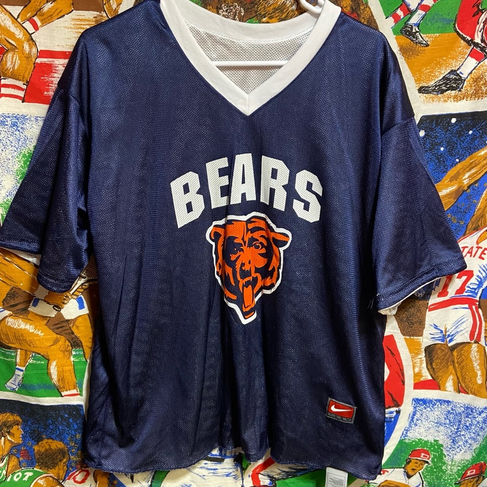 Vintage Nike Chicago Bears Reversible Football Jersey